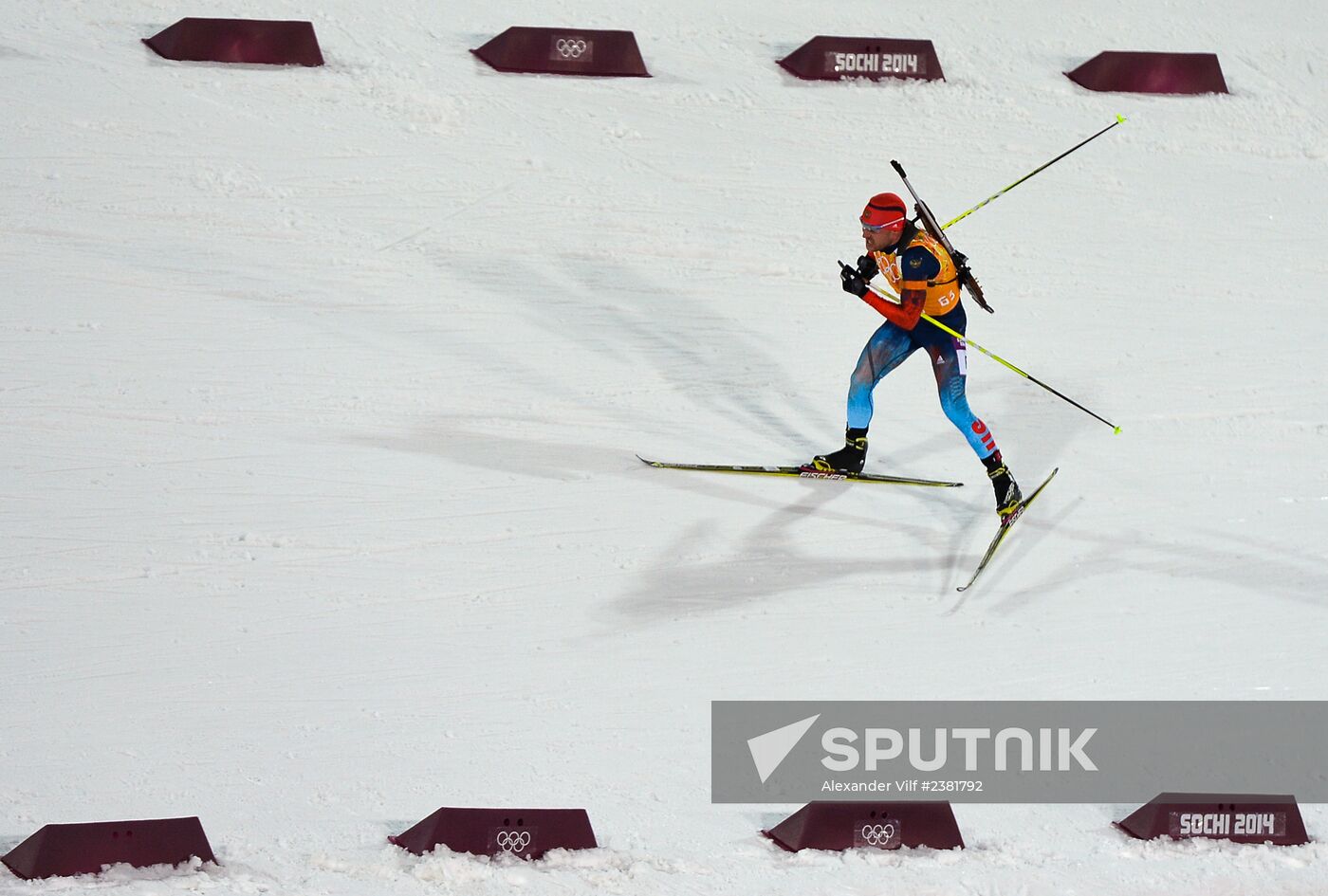 2014 Winter Olympics. Biathlon. Mixed relay