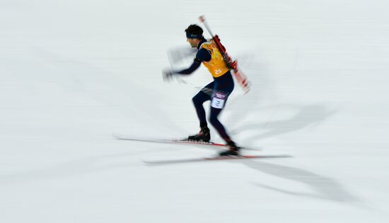 2014 Winter Olympics. Biathlon. Mixed relay