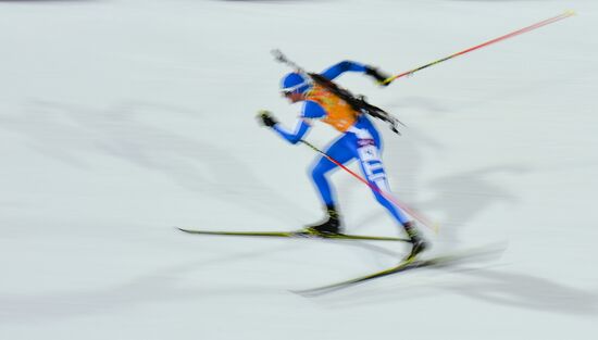 2014 Winter Olympics. Biathlon. Mixed relay