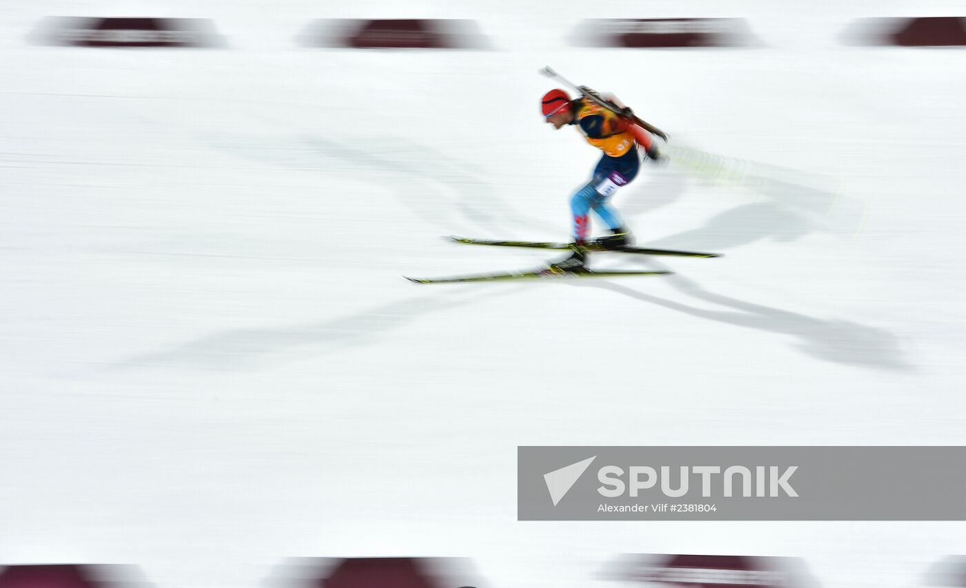 2014 Winter Olympics. Biathlon. Mixed relay