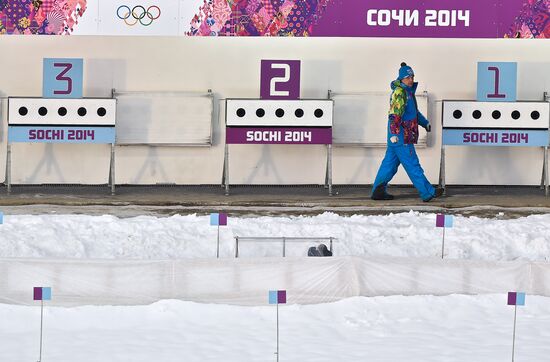 2014 Winter Olympics. Biathlon. Mixed relay