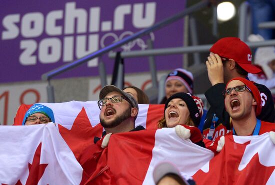 2014 Winter Olympics. Ice hockey. Men. Canada vs. Latvia