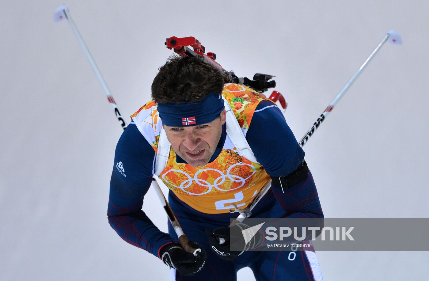 2014 Winter Olympics. Biathlon. Mixed relay