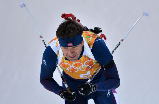 2014 Winter Olympics. Biathlon. Mixed relay