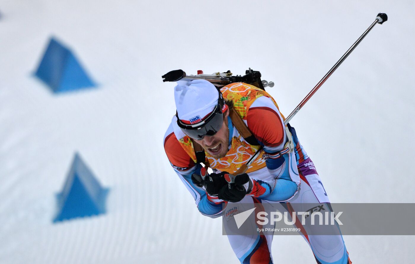 2014 Winter Olympics. Biathlon. Mixed relay