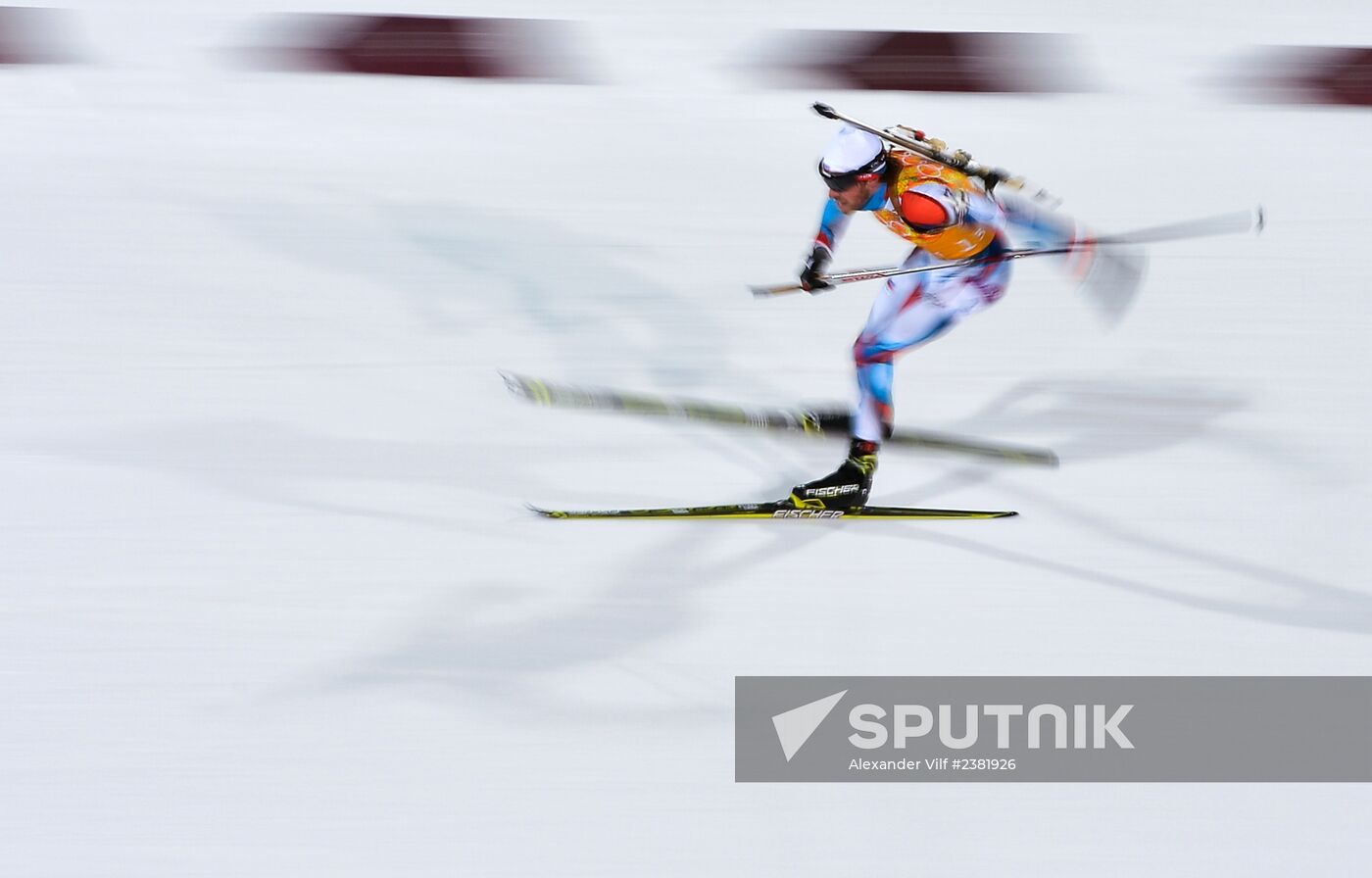 2014 Winter Olympics. Biathlon. Mixed relay