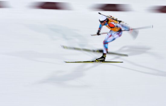 2014 Winter Olympics. Biathlon. Mixed relay