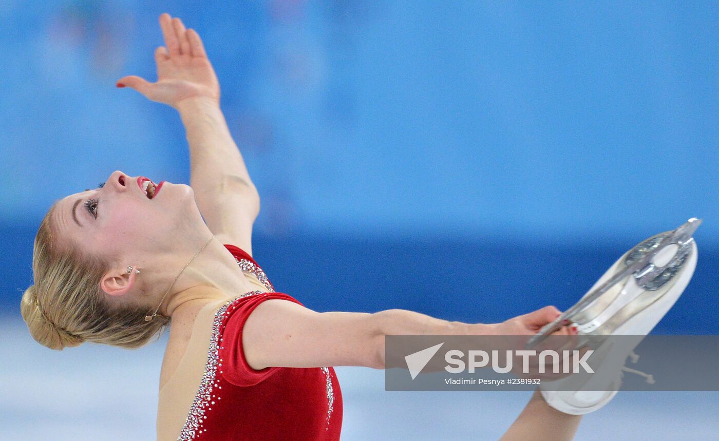 2014 Winter Olympics. Figure skating. Women’s singles. Short program