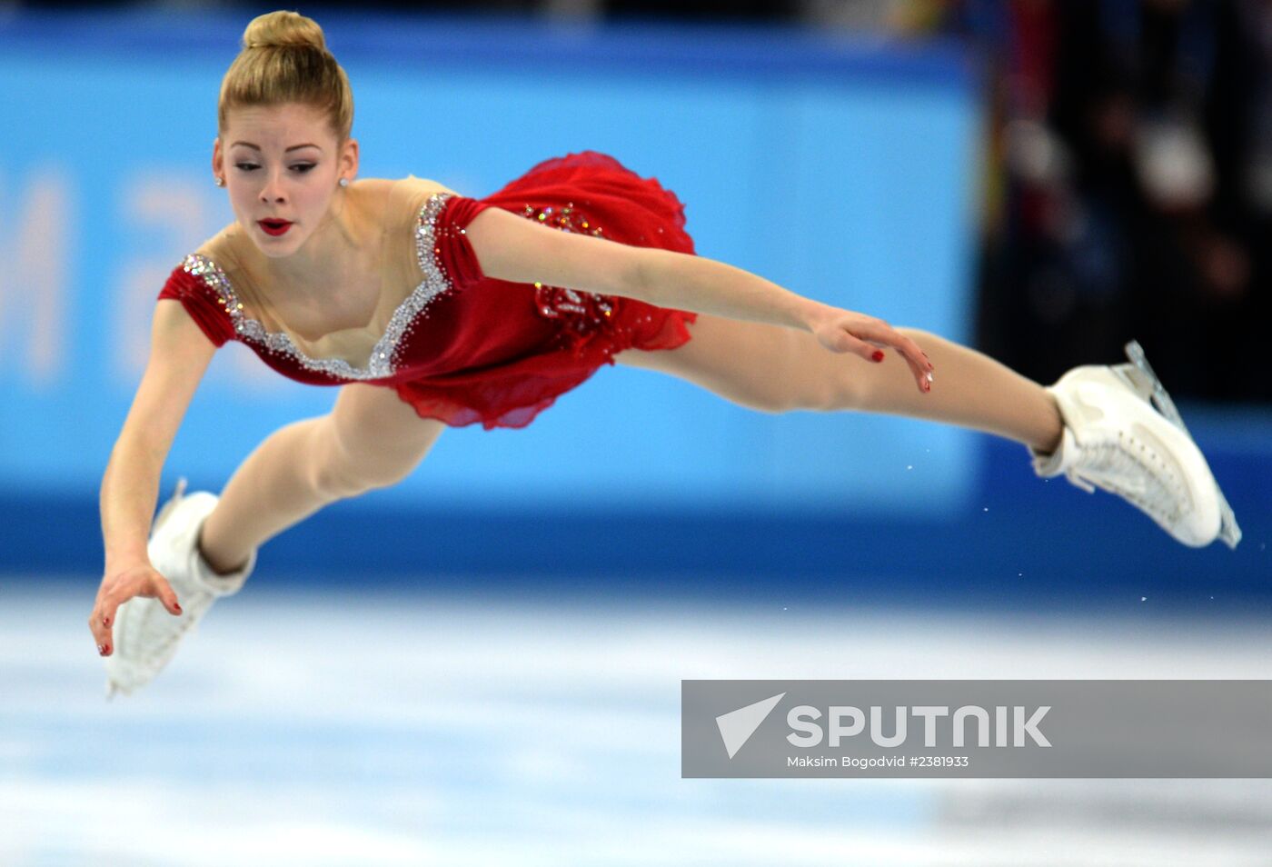 2014 Winter Olympics. Figure skating. Women’s singles. Short program