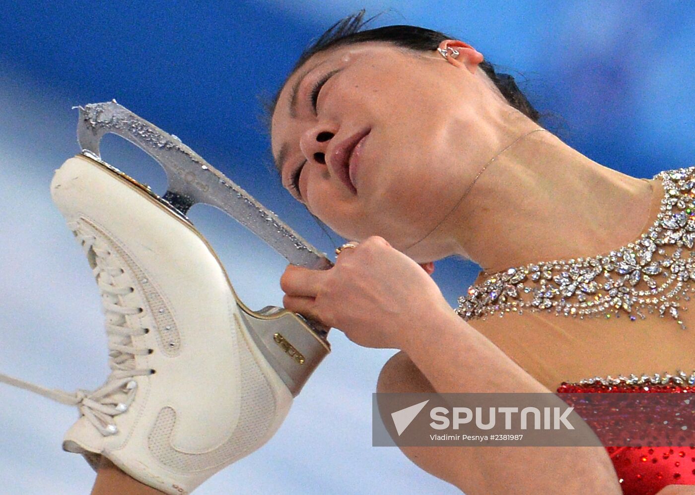 2014 Winter Olympics. Figure skating. Women’s singles. Short program