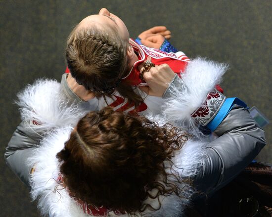 2014 Winter Olympics. Figure skating. Women’s singles. Short program