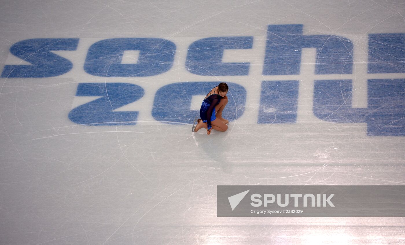 2014 Winter Olympics. Figure skating. Women’s singles. Short program