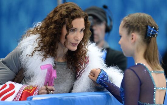 2014 Winter Olympics. Figure skating. Women. Short program