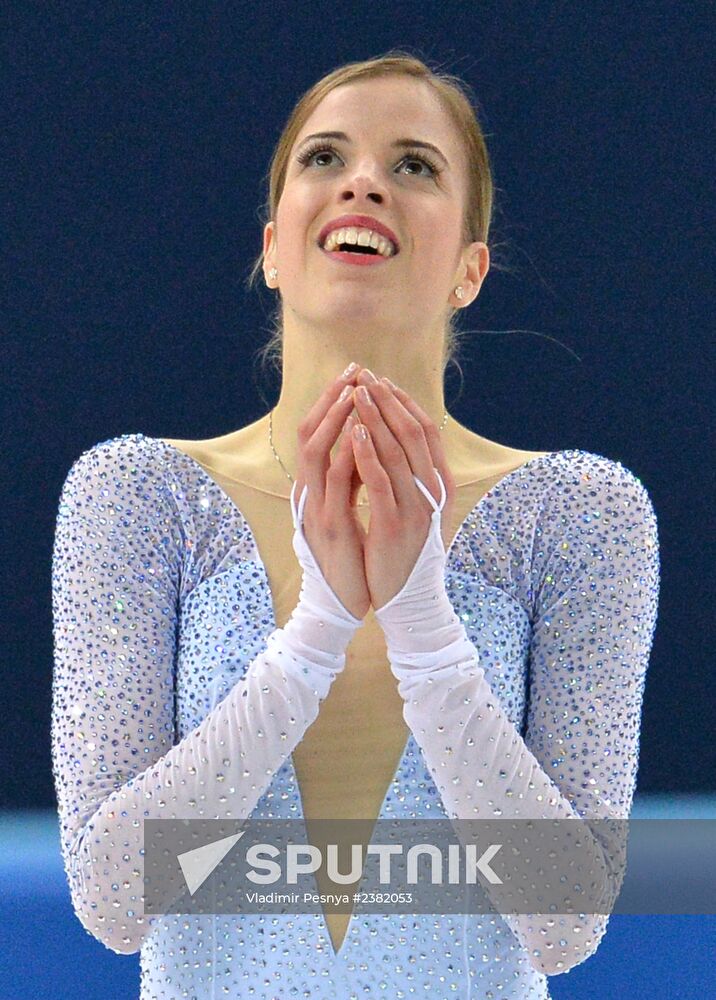 2014 Winter Olympics. Figure skating. Women’s singles. Short program