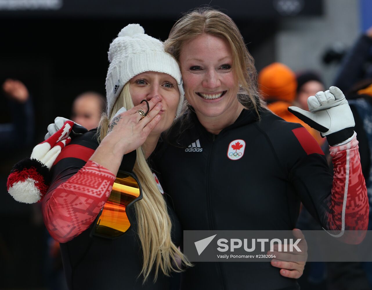 2014 Winter Olympics. Bobsleigh. Womеn. Day Two