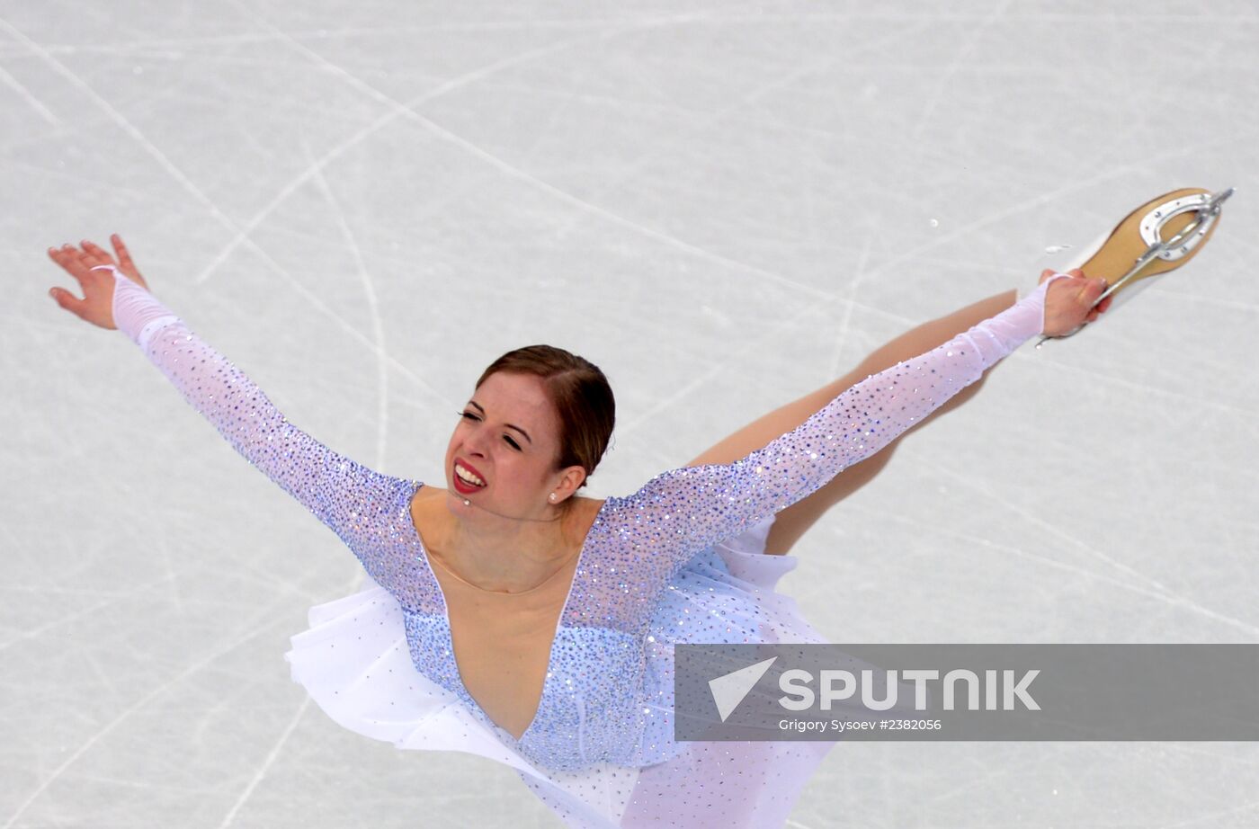2014 Winter Olympics. Figure skating. Women’s singles. Short program