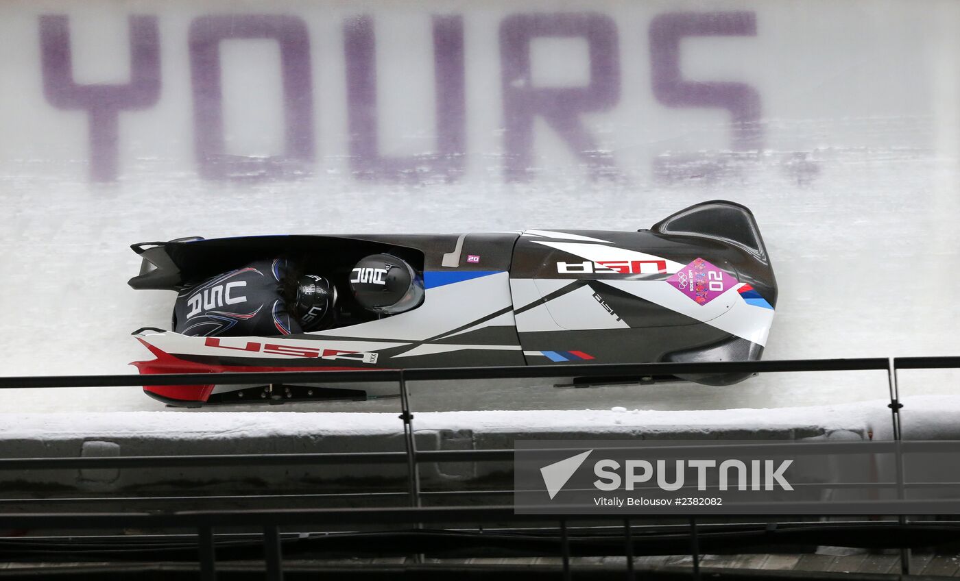 2014 Winter Olympics. Bobsleigh. Womеn. Day Two