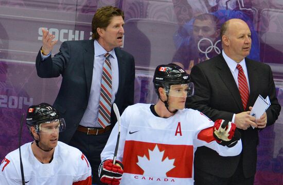 2014 Winter Olympics. Ice hockey. Men. Canada vs. Latvia