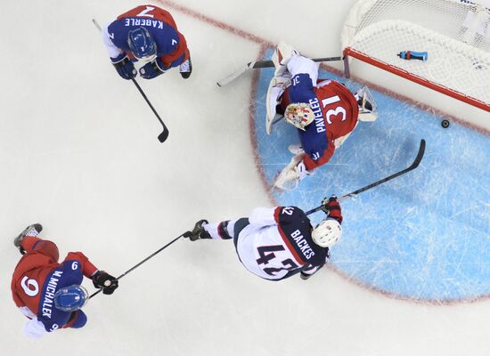 2014 Winter Olympics. Hockey. Men. USA-Czech Republic