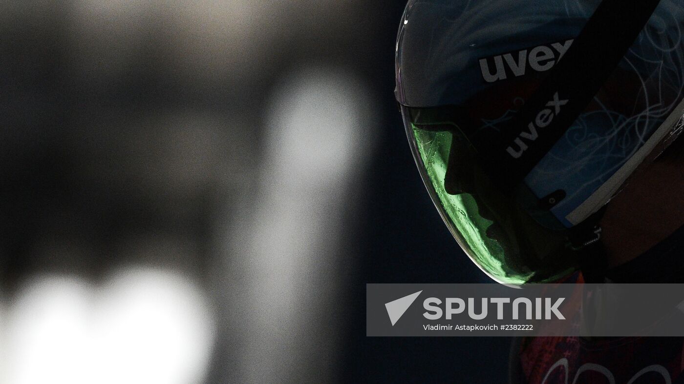 2014 Winter Olympics. Luge. Men's Singles. Day Two