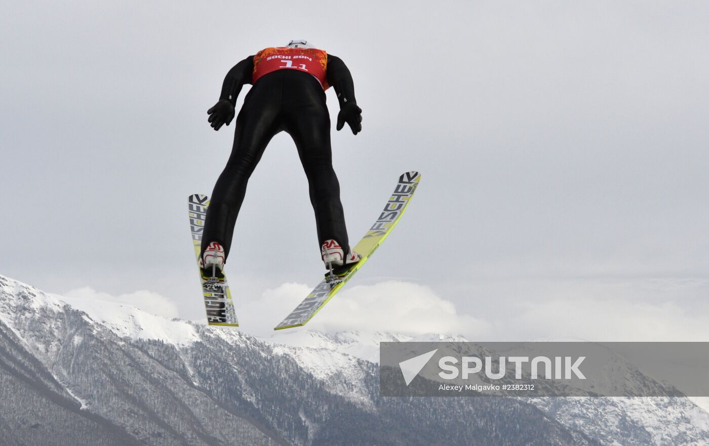 2014 Winter Olympics. Nordic combined. Team events