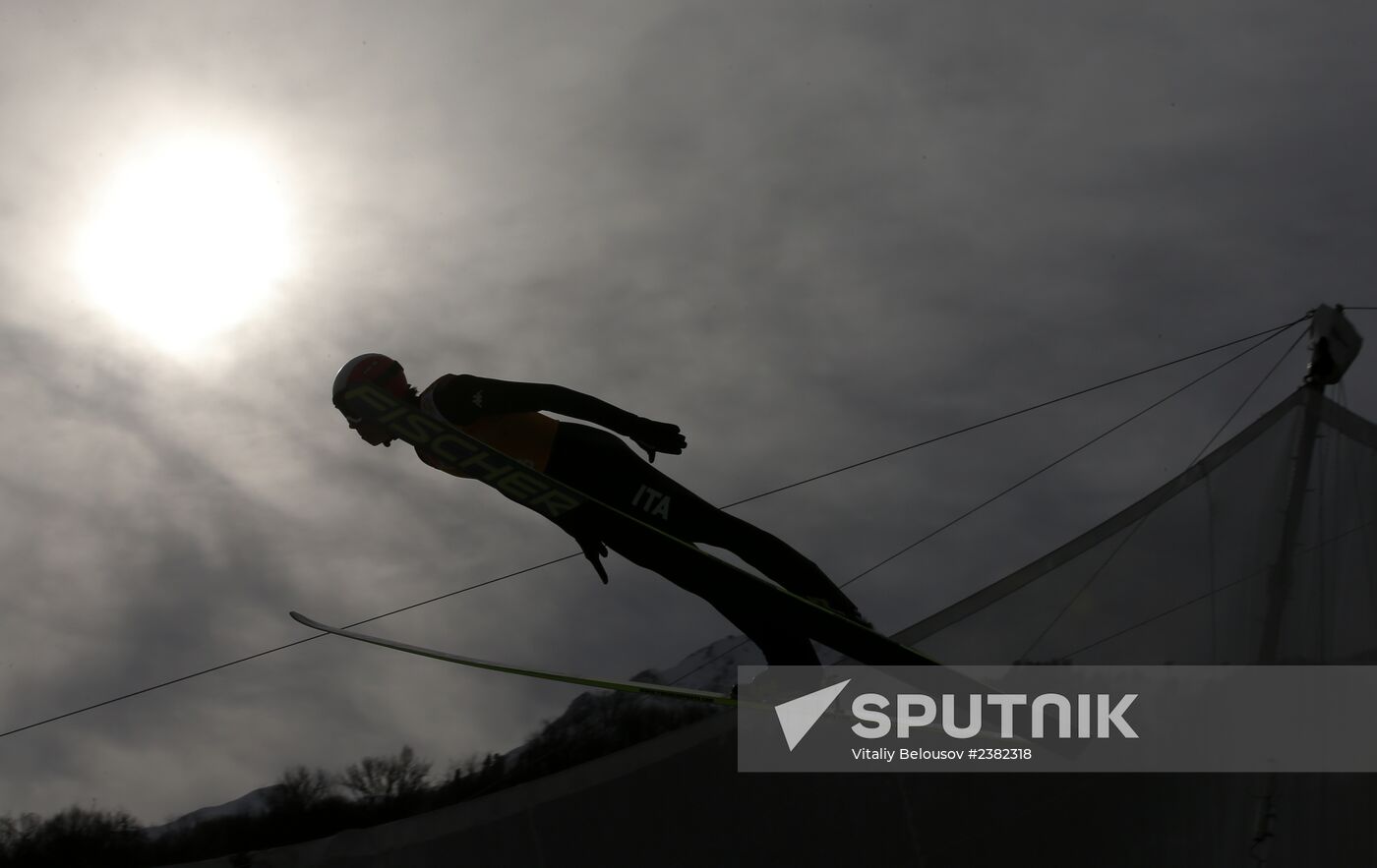 2014 Winter Olympics. Nordic combined. Team events