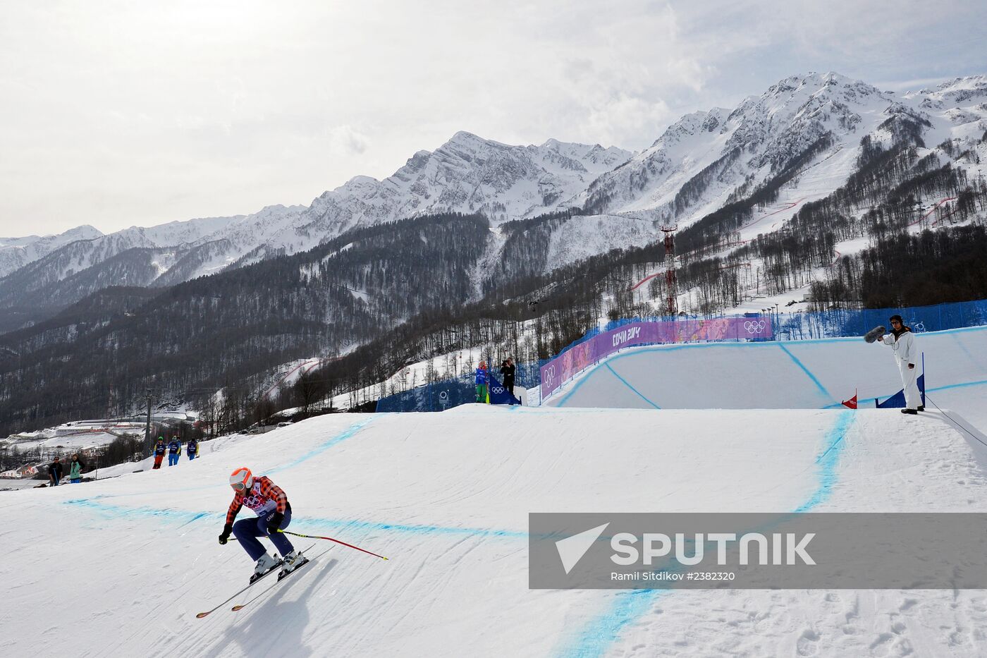 2014 Winter Olympics. Freestyle skiing. Men. Ski cross