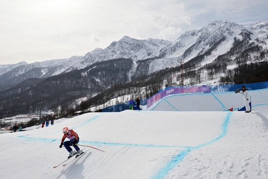 2014 Winter Olympics. Freestyle skiing. Men. Ski cross
