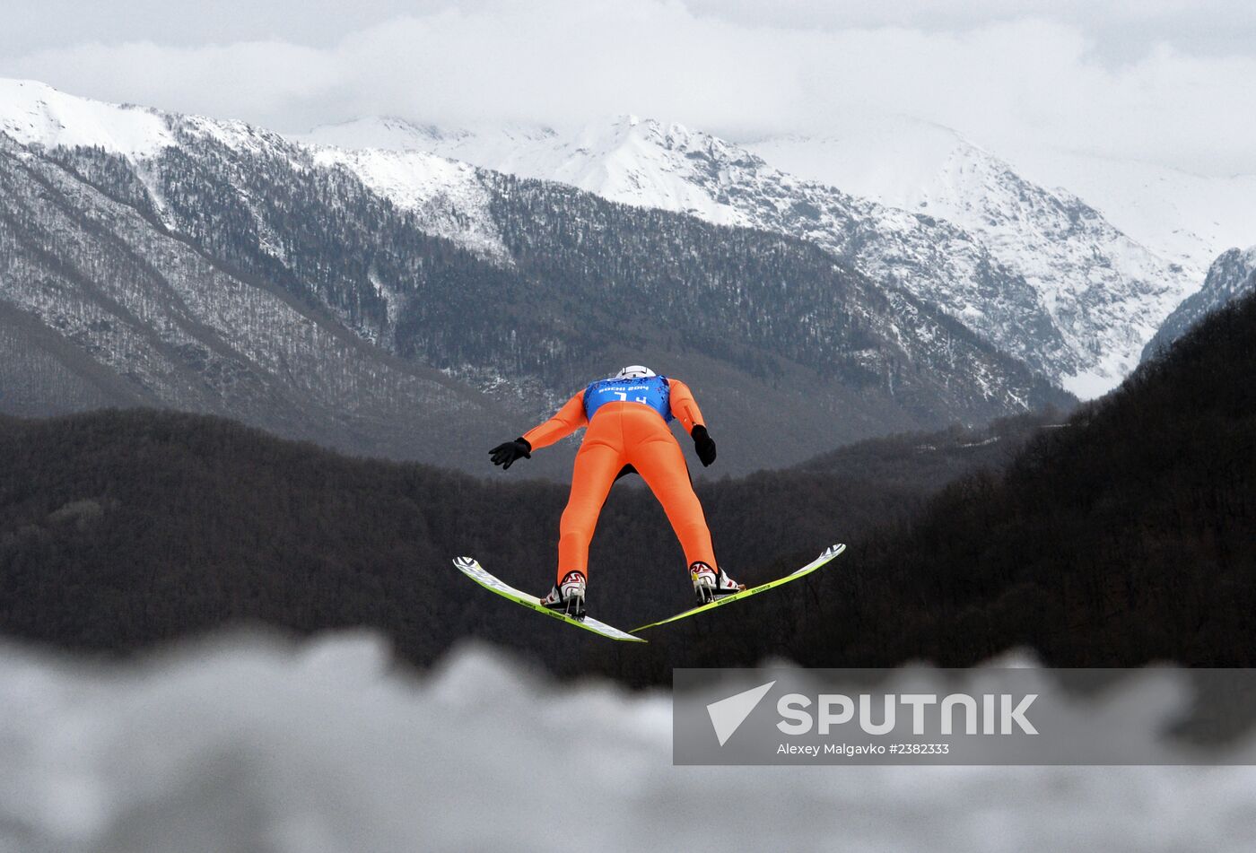 2014 Winter Olympics. Nordic combined. Team events