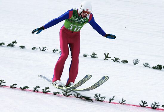 2014 Winter Olympics. Nordic combined. Team events