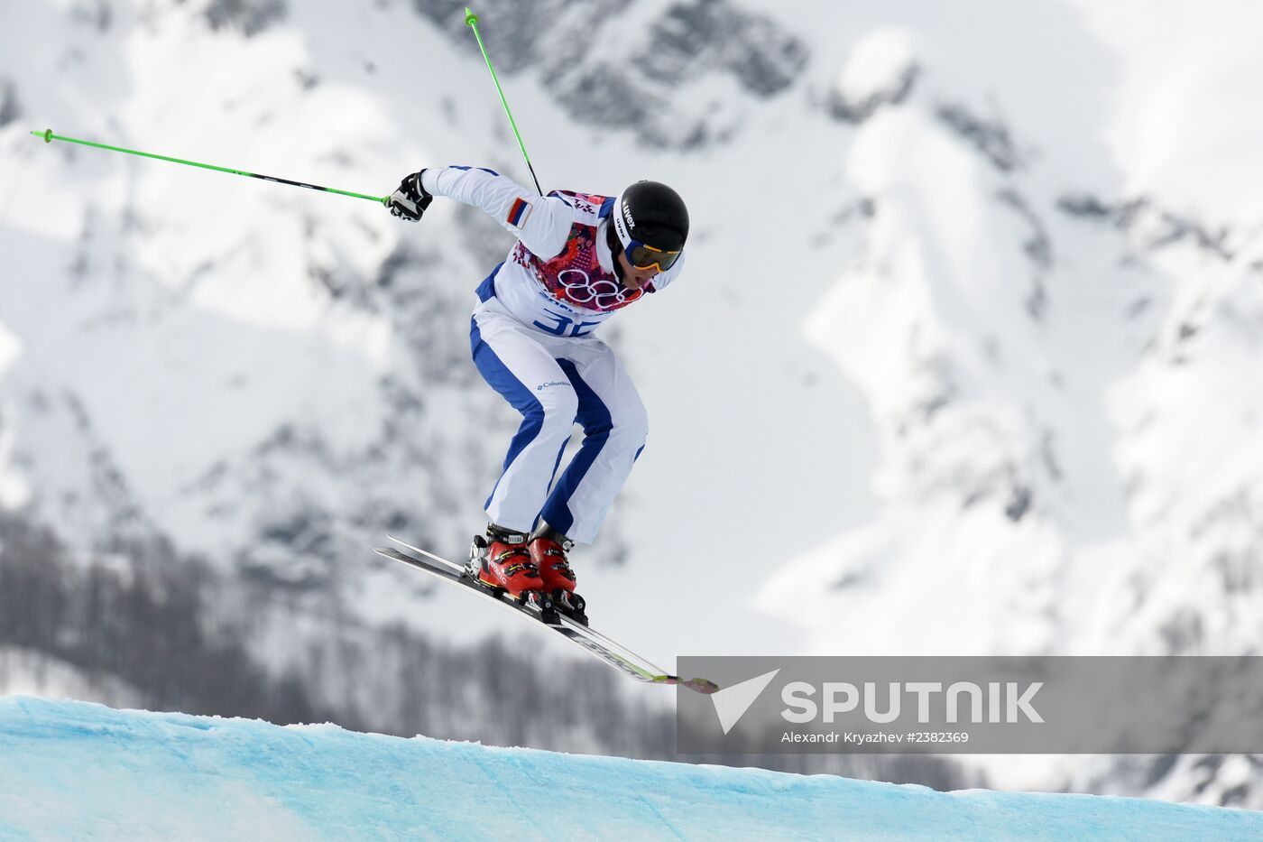 2014 Winter Olympics. Freestyle skiing. Men. Ski cross