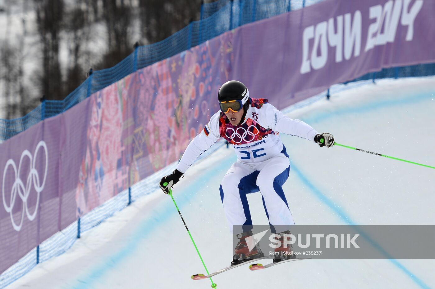 2014 Winter Olympics. Freestyle skiing. Men. Ski cross