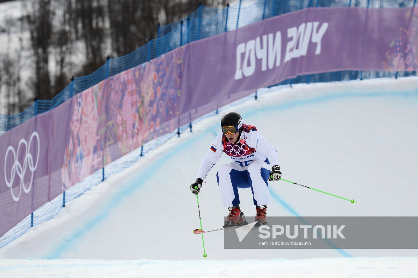 2014 Winter Olympics. Freestyle skiing. Men. Ski cross