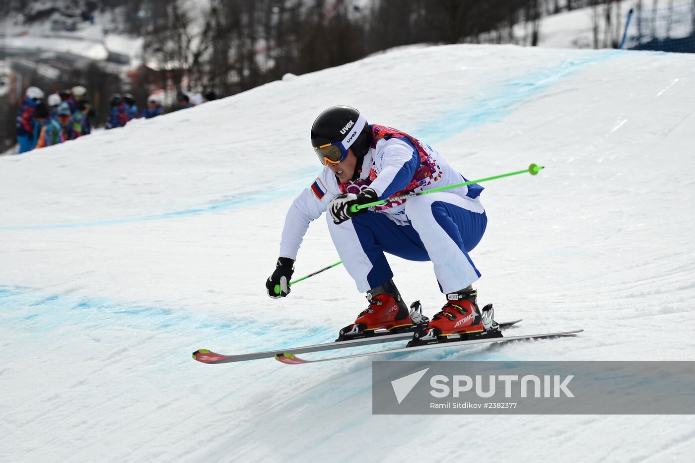 2014 Winter Olympics. Freestyle skiing. Men. Ski cross