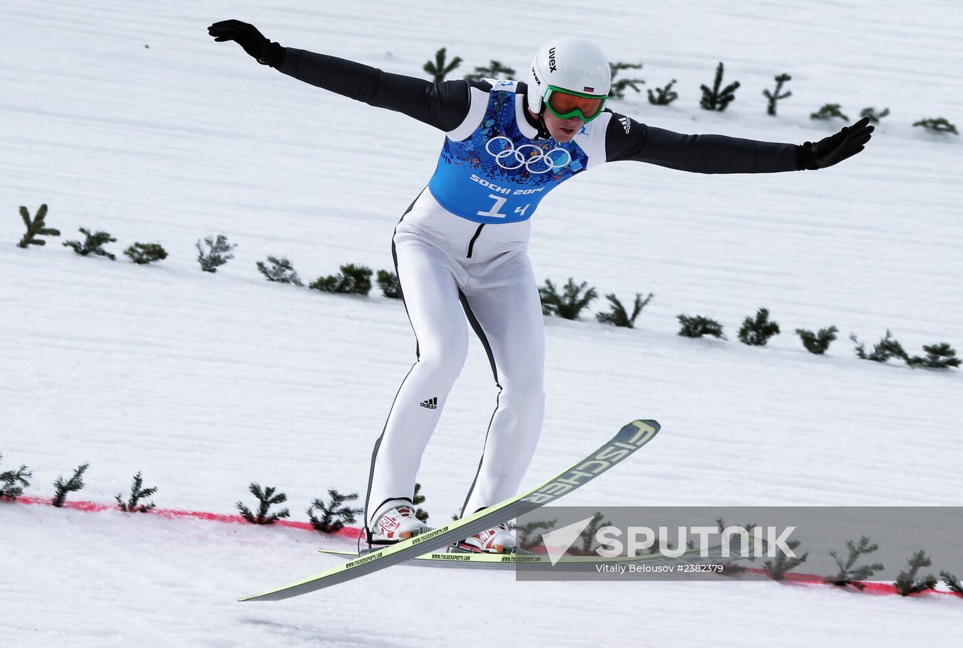 2014 Winter Olympics. Nordic combined. Team events