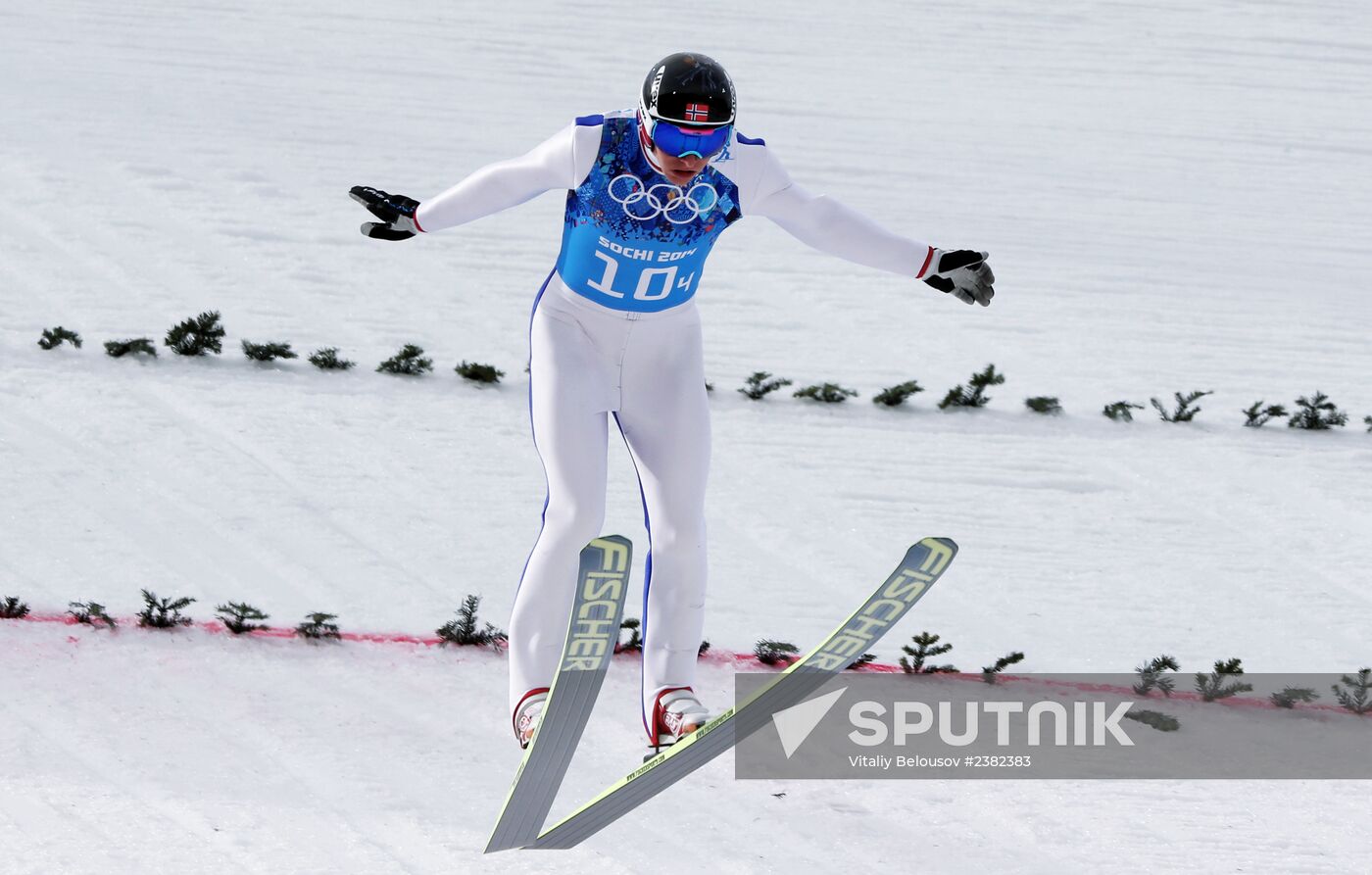 2014 Winter Olympics. Nordic combined. Team events