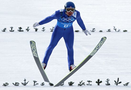 2014 Winter Olympics. Nordic combined. Team events