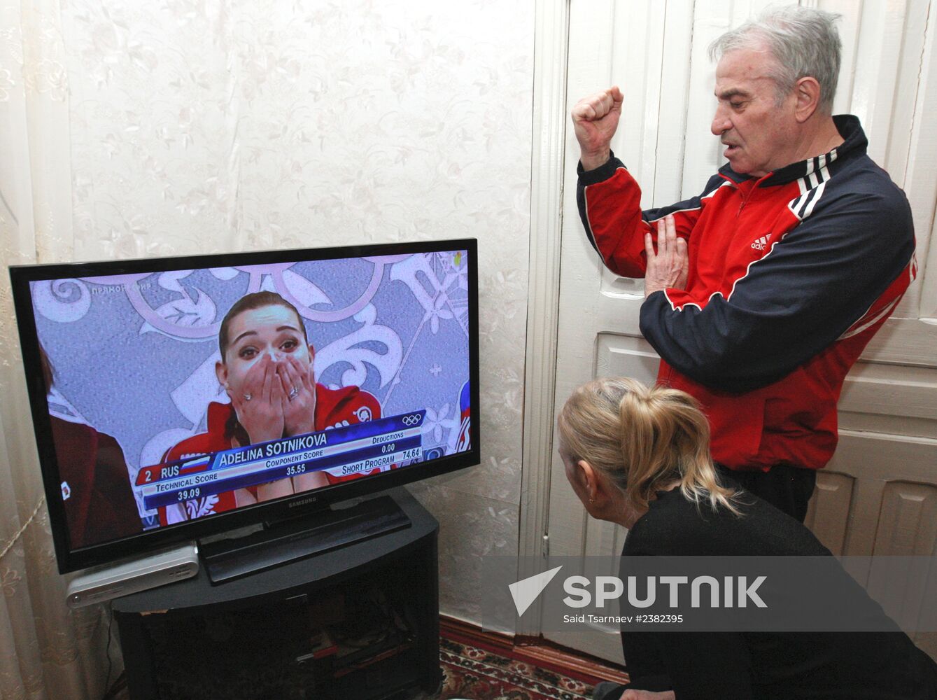 2014 Winter Olympics. Figure skating. Women’s singles. Short program