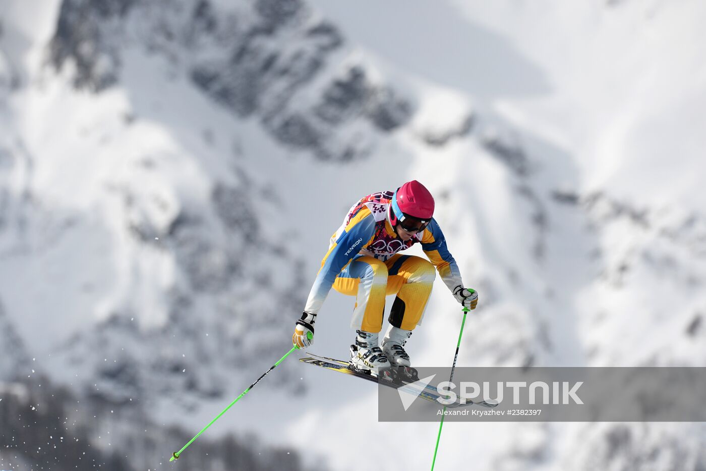 2014 Winter Olympics. Freestyle skiing. Men. Ski cross