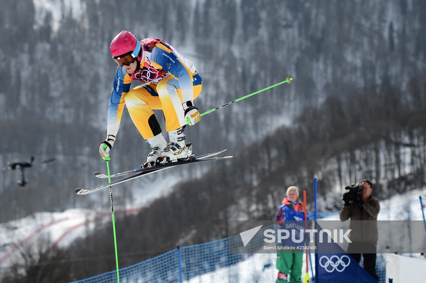 2014 Winter Olympics. Freestyle skiing. Men. Ski cross