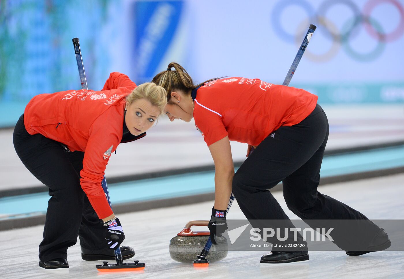 2014 Winter Olympics. Curling. Women. Bronze medal match
