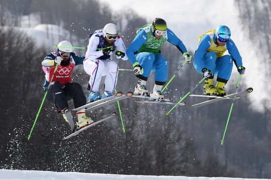 2014 Winter Olympics. Freestyle skiing. Men. Ski cross