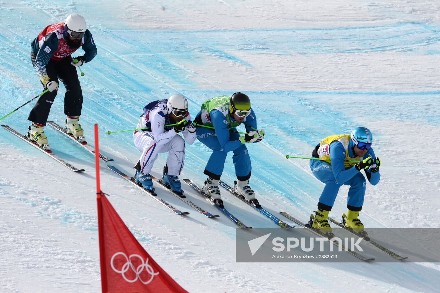 2014 Winter Olympics. Freestyle skiing. Men. Ski cross