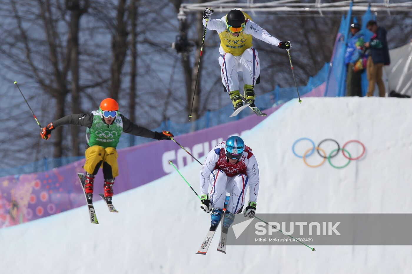 2014 Winter Olympics. Freestyle skiing. Men. Ski cross