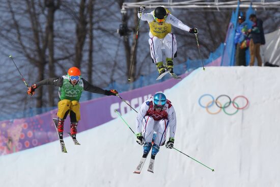 2014 Winter Olympics. Freestyle skiing. Men. Ski cross