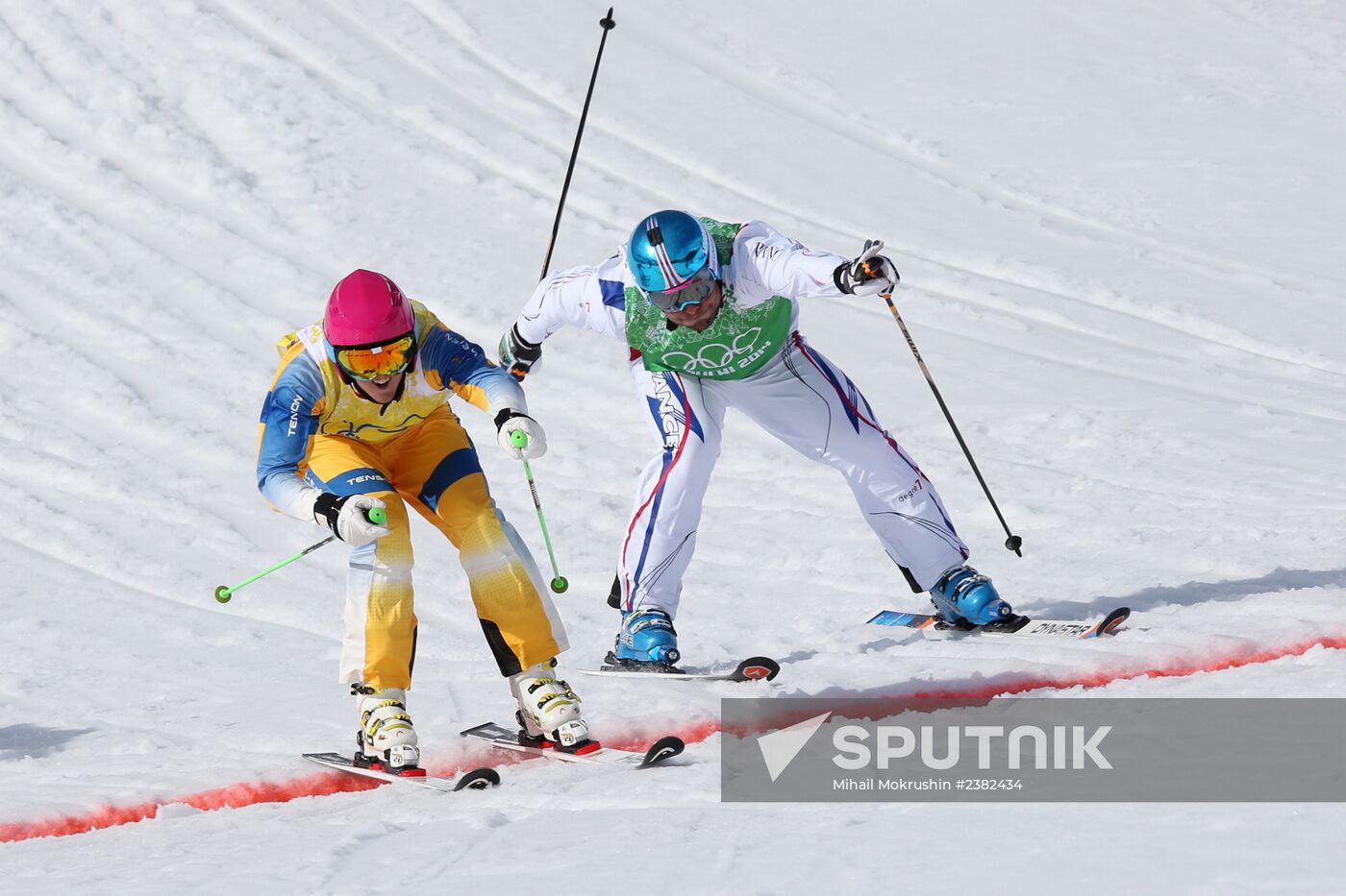 2014 Winter Olympics. Freestyle skiing. Men. Ski cross