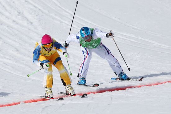 2014 Winter Olympics. Freestyle skiing. Men. Ski cross