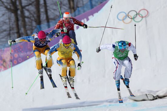 2014 Winter Olympics. Freestyle skiing. Men. Ski cross