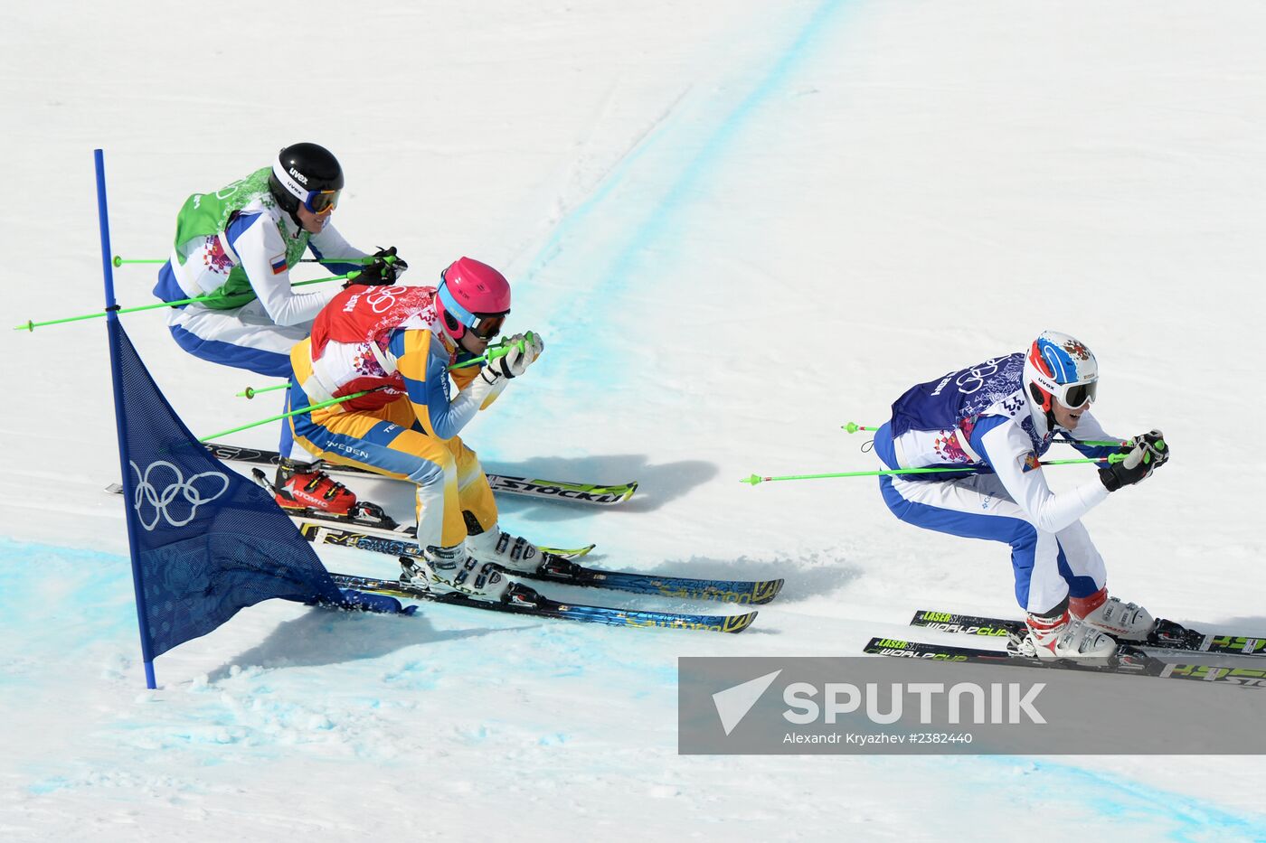 2014 Winter Olympics. Freestyle skiing. Men. Ski cross