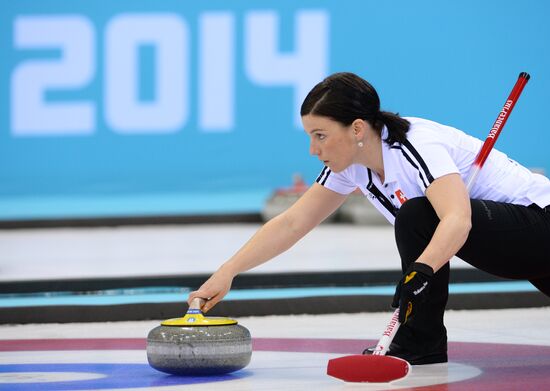 2014 Winter Olympics. Curling. Women. Bronze medal match